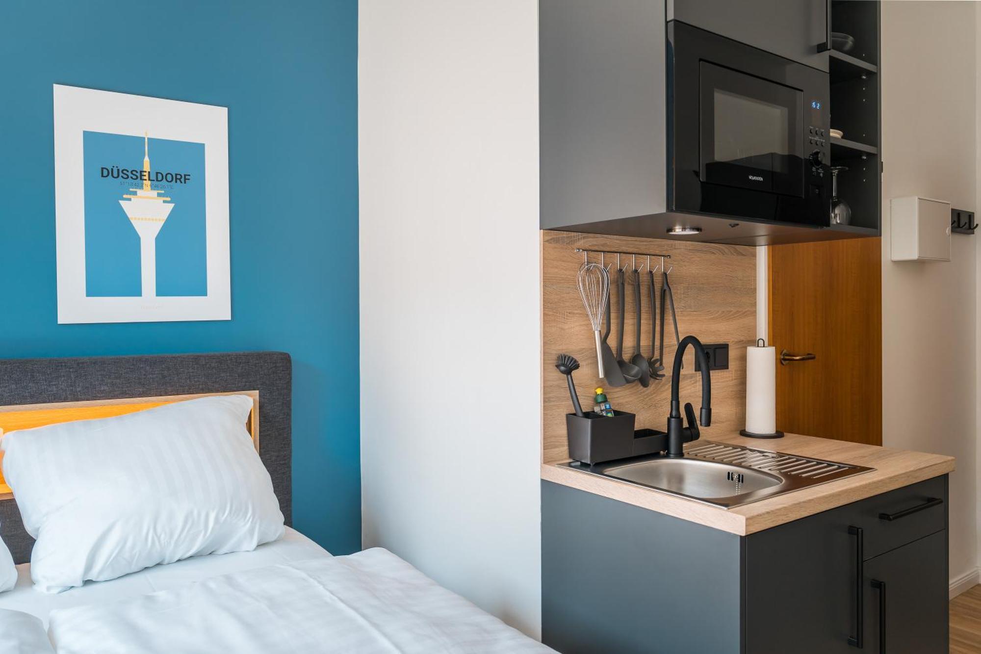 Antares Apartments Dusseldorf Ngoại thất bức ảnh